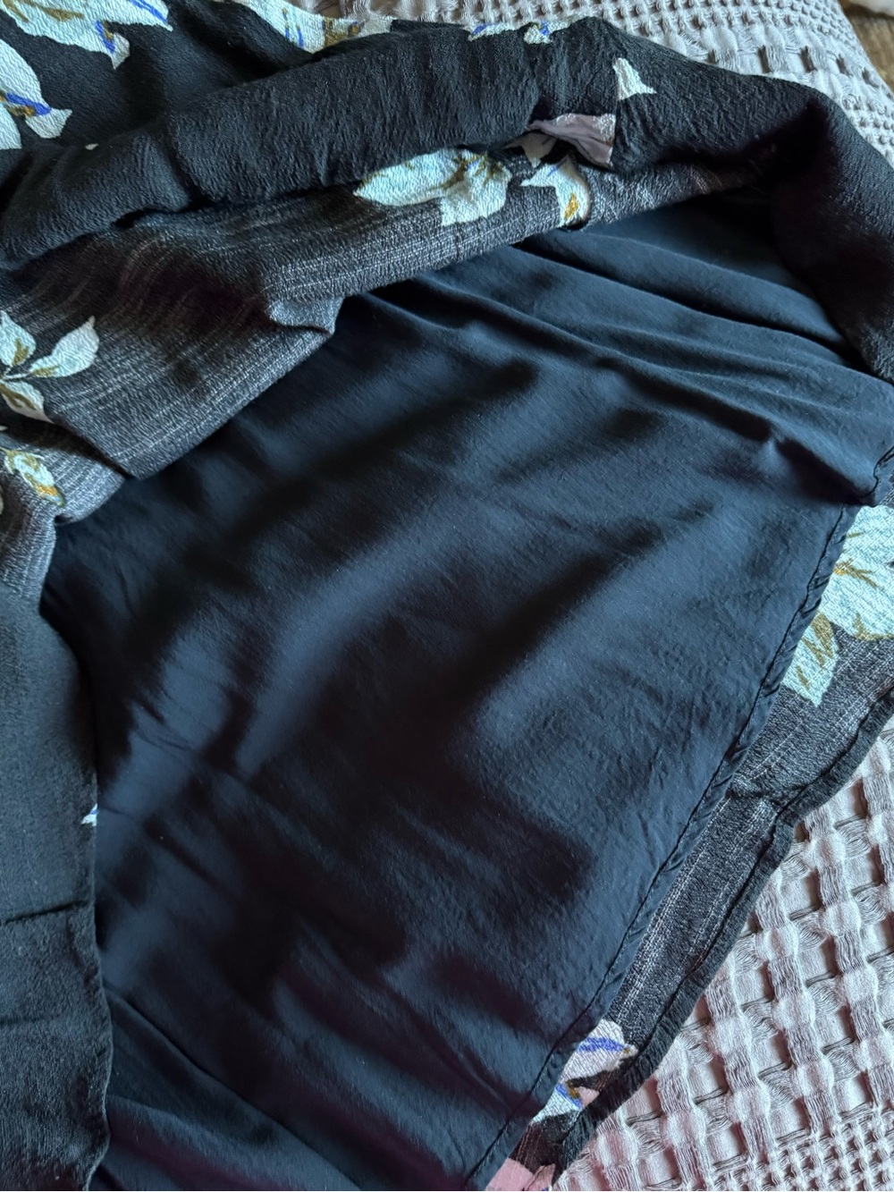 Spectacular Free People Tunic/Dress, fully lined, Bell Sleeves, like NEW! - Picture 8 of 8